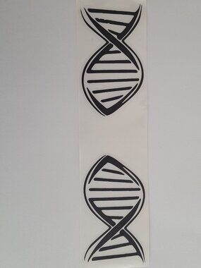 DNA Molecule Helix Laptop Decal **IMPERFECTION - PLEASE READ**